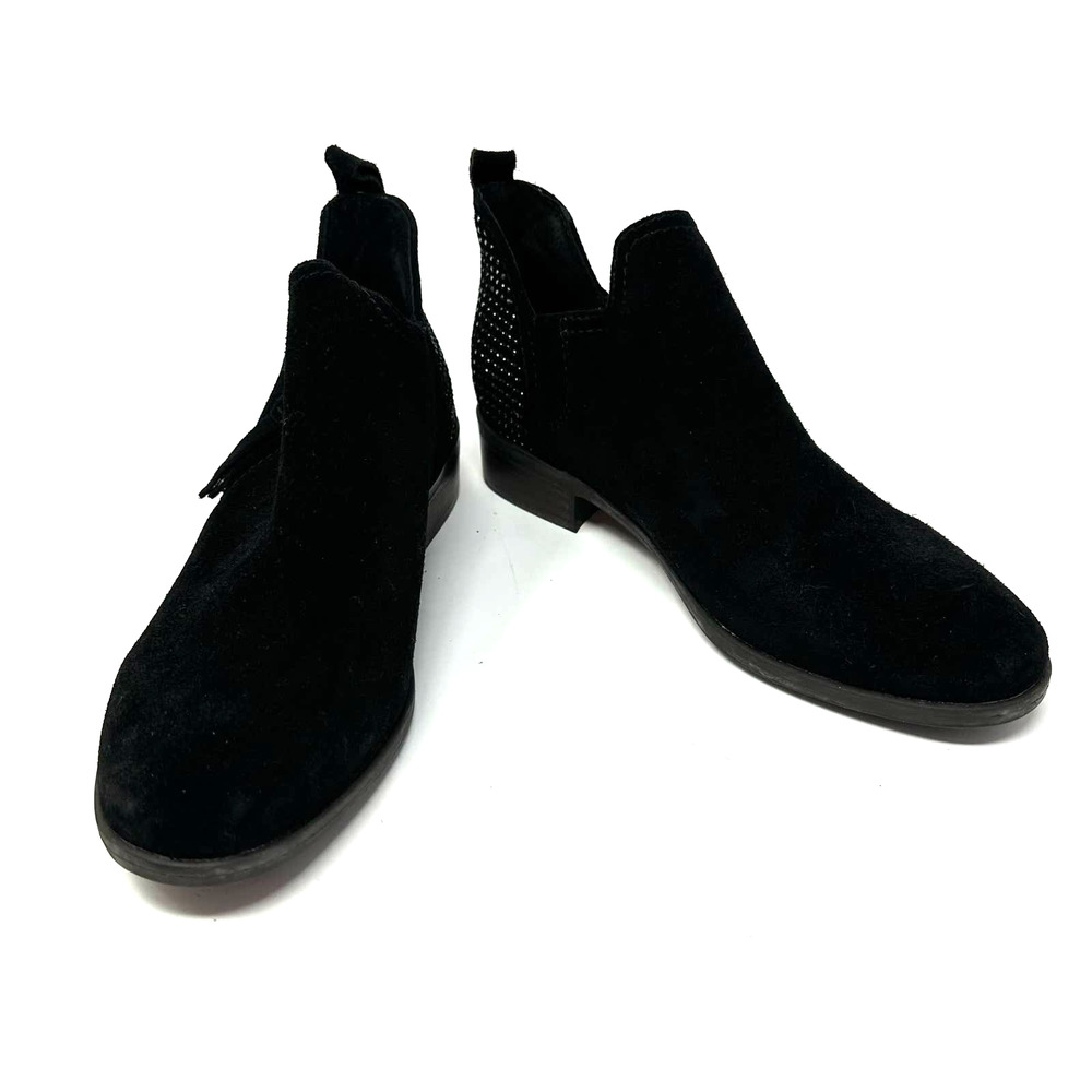 Lucca Lane size 6.5 black booties Syanna leather‎ studded side zip NWOT / NWOB